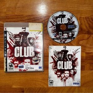 The Club (Sony PlayStation 3, PS3) CIB Complete Tested Blockbuster Sticker Case